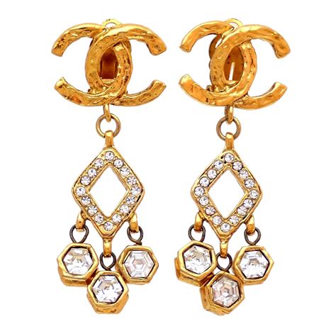 chanel jewelry earrings|Chanel earrings original.